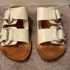 Rag and Bone Avost leather slides size 6.5 but fit like a size 6